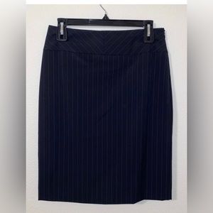 Navy blue pinstripe Antonio Melani NWOT Suit Skirt
